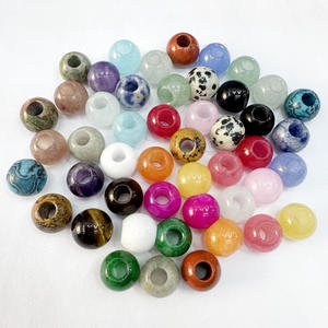 Perline <span class=keywords><strong>di</strong></span> Agata da 10mm con Foro da 3mm, Perline Rotonde in <span class=keywords><strong>Pietra</strong></span> Naturale per Creazione <span class=keywords><strong>di</strong></span> Gioielli Fai-da-Te, Bracciali e Collane - Product Image 3