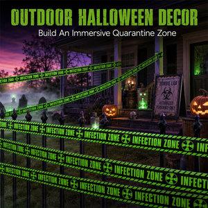 Nastro Adesivo Personalizzato per Halloween con Stampa Personalizzata, Colore <span class=keywords><strong>e</strong></span> Testo a Scelta - Product Image 2
