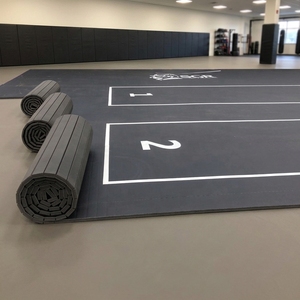 Flex-Roll Gymnastikmatten Faltbare Wushu-Gymnastikmatten Rhythmische Gymnastik-Bodenmatten Cheerleading-<span class=keywords><strong>Matten</strong></span> zum Aufrollen - Product Image 3