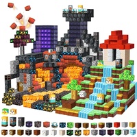 300 pièces de blocs de construction magnétiques d'ingénierie, cubes magnétiques sensoriels, cadeau d'anniversaire/de Noël/d'Halloween pour garçons et filles