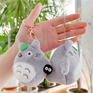 12cm <span class=keywords><strong>Totoro</strong></span>-Puppe Kleiner Anhänger Japanisches Plüschtier Katzenpuppe Großhandel Schlüsselanhänger Greifpuppe - Product Image 2