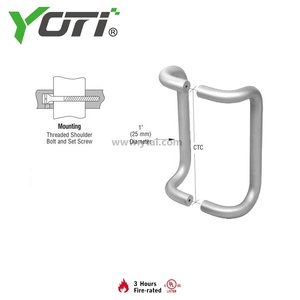 Ph2174 hiện đại 1 \ "nhôm rắn kéo xử lý 1 \" đường kính bù đắp Back-to-Back Bộ cho khách sạn & sử dụng thương mại - Product Image 3