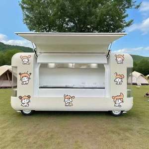 รถขายอาหารเคลื่อนที่ปี 2006 พร้อมครัวครบชุด รถขายอาหารเบอร์เกอร์ ฮอทดอก กา<span class=keywords><strong>แฟ</strong></span> ไอศกรีม <span class=keywords><strong>ชา</strong></span>นมไข่มุก พิซซ่า - Product Image 1