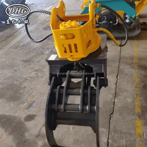 Equipo forestal Excavadora Agarres Hidráulico Giratorio Madera Piedra Grapple Mini Excavadora Madera Grabber - Product Image 5