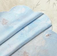 Tissu en Soie de Mûrier 100% Pure, Imprimé Racine de Lotus, Matière en Soie de Luxe Style Chinois pour Robe, Cheongsam, Literie