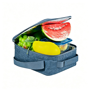 Sac isotherme pour le déjeuner des adultes de Zhejiang, sac fourre-tout en polyester thermique imperméable de 15 L avec fermeture éclair pour l'école - Product Image 6