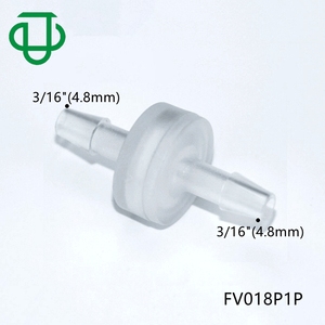 Filtro en Línea de Plástico Pequeño de Malla de Acero Inoxidable para Agua, Manguera de 3/16\" (4.8mm), Fibra HDPE, Marca JU Industrial - Product Image 2