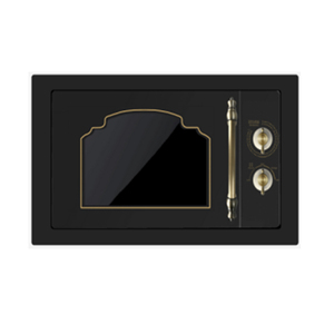 Four à <span class=keywords><strong>micro</strong></span>-ondes électrique en acier inoxydable de style rétro 21L, utilisation domestique avec fonction grill, OEM 20L, four de cuisine <span class=keywords><strong>noir</strong></span> - Product Image 4