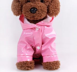 Chubasquero reflectante de cuero PU para perros y gatos pequeños, ropa impermeable para mascotas, venta al por mayor, 2023 - Product Image 3