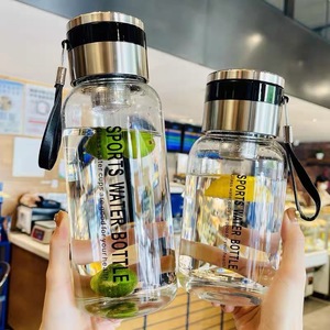 Botella de agua deportiva de vidrio con filtro, gran capacidad, portátil para uso en exteriores - Product Image 4