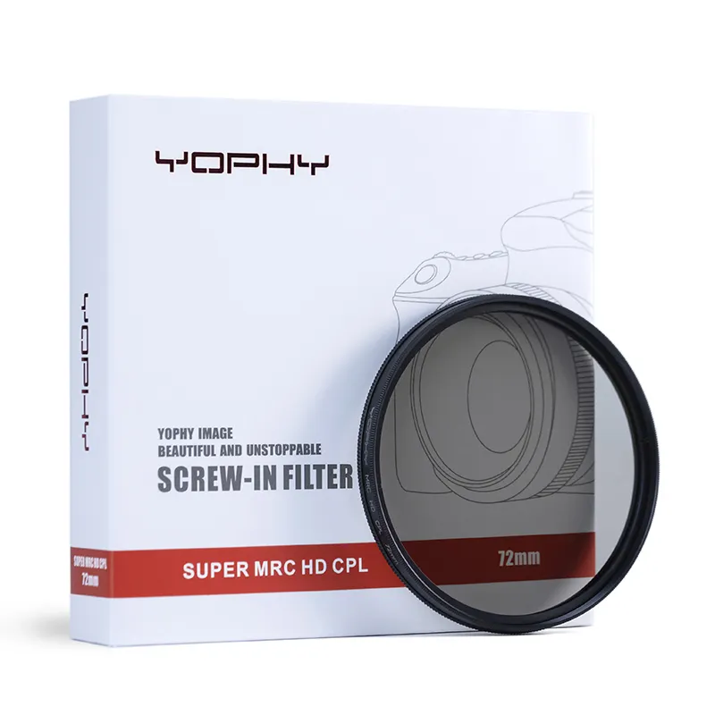 YOPHY camera MRC HD CPL filter 52mm -82mm Circular Polarizing Filter for Nikon lens