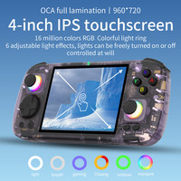 Palet video game RG406H, dengan sistem android 13, 4 inci IPS, layar sentuh portabel retro, konsol game genggam untuk ps2
