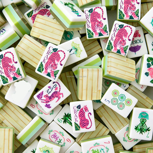 Juego de Mahjong Americano <span class=keywords><strong>Amara</strong></span> Pink Elephant de 4 Capas, 160 Piezas, Juego de Fichas Completo de Lujo Oh My Mahjong, Regalo Festivo - Product Image 4