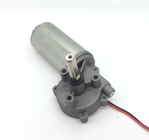 Motor de Corriente Continua con Autobloqueo, Engranaje de Tornillo Sin Fin Pequeño, 12V/24V 50W 30rpm, Motor de Escritorio Ajustable con Orificio Hexagonal, Bajo Ruido - Product Image 6
