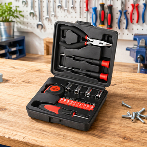 Juego de Herramientas Manuales para Reparaciones del Hogar, en Oferta, Portaherramientas de Acero al Carbono, Personalizable, Juego de Herramientas Promocionales para el Hogar, para Regalo - Product Image 4