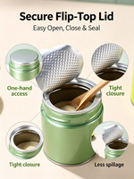 Boîtes en fer blanc de 400 ml de qualité alimentaire pour thé, épices et café, avec logo personnalisé, pour matcha, emballage métallique hermétique en fer blanc, vente en gros