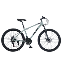 Vélo de montagne en acier le moins cher 24 26 27,5 29 pouces, cadre en acier, roue en alliage de magnésium, Bicicleta, frein à disque, 21 vitesses, vélo de montagne pour hommes