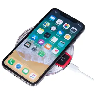 Evrensel QI kablosuz şarj yeni ince K9 5W iPhone kablosuz şarj