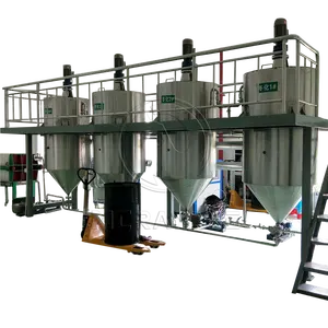 Automatic Oil Refinery Machine for Soybean Sunflower Sesame Olive Oil Processing