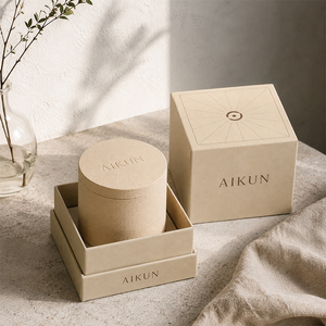 เทียนหอมเซรามิก AIKUN กลิ่นติดทนนาน บริการครบวงจร รวมถึงฉลากส่วนตัว จัดหาได้อย่างมั่นคง กล่องของขวัญแบบกำหนดเอง กลิ่นอโรมาเธอราพี - Product Image 1