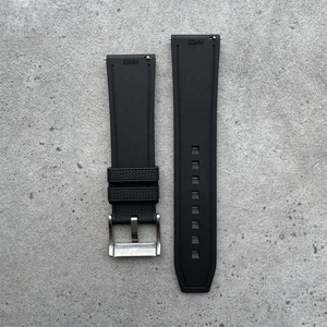 <span class=keywords><strong>สาย</strong></span><span class=keywords><strong>นาฬิกา</strong></span>แฟชั่นฟลูออรีน FKM สำหรับ <span class=keywords><strong>Omega</strong></span> moonswatch 20mm 22mm โลโก้ที่กำหนดเอง - Product Image 3