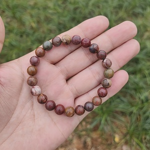 Hot Sale Natural <strong>Red</strong> Turquoise Beads <strong>Bracelet</strong> Handmade Elastic Rope Beaded Natural <strong>Stone</strong> <strong>Bracelet</strong> for Men Women Jewelry Gift