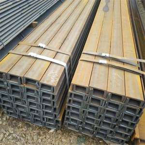 Fábrica A36 S235jr S275jr A572 A572 Ss400 Tipo C Canal de acero para material de construcción estructural - Product Image 3