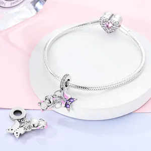 Jewelry Factory Wholesales Fashion Charm Bracelet 925 Sterling Silver Making Design Logo Fit 925 Bangles Jewelry