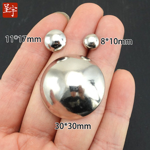 Silver Plated <b>Iron</b> Nails 9mm Diameter Durable Panel Nails For Furniture Decoration - Product Image 1