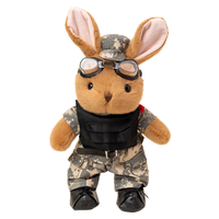 Super doux confort lapin poupée Panda armée mignon peluche peluche jouet cadeau d'anniversaire pour filles ou enfants peluche fabricant