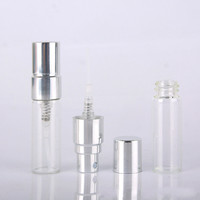 Flacon de parfum miniature portable en verre 2 3 5 Atomiseur Flacon de parfum de luxe avec vaporisateur