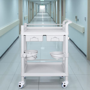 Chariot d'Anesthésie Multifonctionnel en Plastique ABS pour Hôpital, Chariot Médical d'Urgence pour Médicaments, Design Moderne, 4 Roulettes Individuelles - Product Image 4