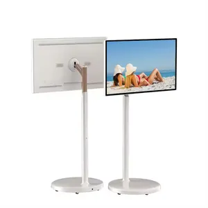 JCPC Large Size 32 Inch 15000Mah Battery Wireless Display Bestie TV 2K Online Smart Television Stand By Me Tv