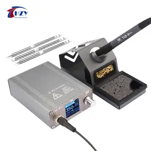 OSS T12-X PLUS Estação De Solda Ferro De Solda Eletrônico Com T12 Dicas Para Reparar PCB Mobile Phone Board Welding Repair Tools