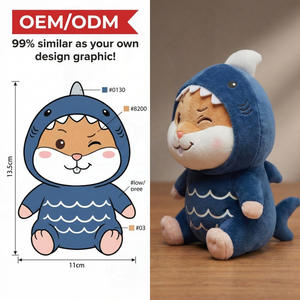 Muñecos <span class=keywords><strong>de</strong></span> Peluche Personalizados OEM/ODM, Mini Hámster con Disfraz <span class=keywords><strong>de</strong></span> Tiburón, Set <span class=keywords><strong>de</strong></span> Muñecas Kpop, Cazadores <span class=keywords><strong>de</strong></span> Demonios, Juguete <span class=keywords><strong>de</strong></span> Peluche Personalizado <span class=keywords><strong>de</strong></span> Woody <span class=keywords><strong>de</strong></span> Toy Story - Product Image 1