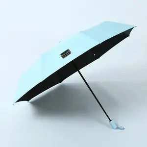 Горячая распродажа высокое качество 21 дюймов супер сильный Ветрозащитный ручной 3 складной зонт для путешествий