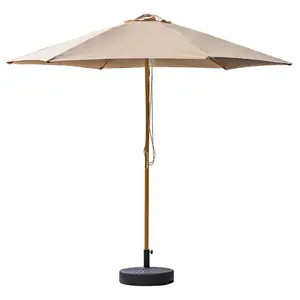 Wholesale 2.7M Garden Furniture Large Outdoor Beach Parasol Patio Umbrella Patio Umbrellas And Bases