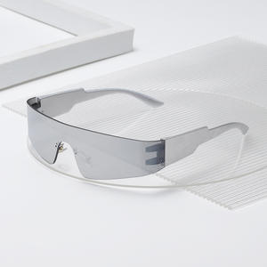 ホット未来スタイルリムレスサングラスパンクスポーツサングラス<span class=keywords><strong>2025</strong></span>新しいファッションサイクリングサングラスグラデーションカラーシェード - Product Image 1