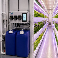 Système intelligent de contrôle de la fertigation avec auto-calibrage PH/EC pour la distribution de nutriments hydroponiques en serres agricoles