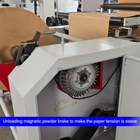 Machine semi-automatique de fabrication de sacs en papier kraft à fond carré pour boulangerie, pain, snacks et restauration rapide