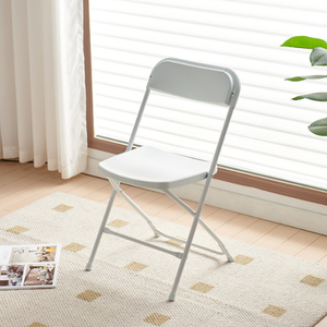 بيع بالجملة حديث مطعم عشاء مأدبة فندق الشاطئ الأبيض حفل الزفاف في الهواء الطلق الراتنج للطي كرسي من البلاستيك لهذا الحدث - Product Image 2