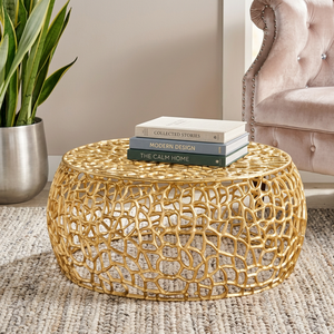 AK Brass Handmade Metal Coffee Table Gold Finish Unique Design Luxury Furniture For Home Decor Hotel Interior Living <b>Room</b> - Product Image 2