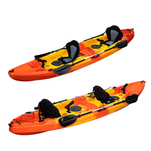 Kayak Familiare da 3 Persone Sit-on-Top da Crociera e Pesca Canoa a Remi per <span class=keywords><strong>Adulti</strong></span> per Uso Turistico e Fluviale - Product Image 5