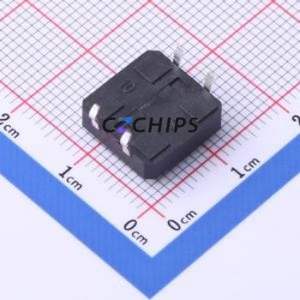 TS-KG1103-BB45F Tactile Switch Through hole Component THT,12x12mm Switch Single Pole Single Throw Round Button 2.5N Through Hole - Product Image 2