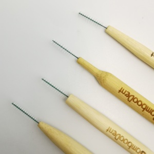 Spazzola interdentale di bambù a buon mercato spazzole interdentali 8 pz/pacco a forma di - Product Image 3