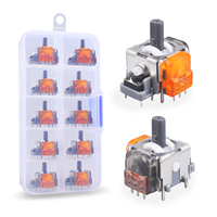 Paquete de 10 Joysticks Analógicos TMR de Resistencia Magnética con Efecto Hall para Controles de PS5, PS4, Xbox y Switch Pro