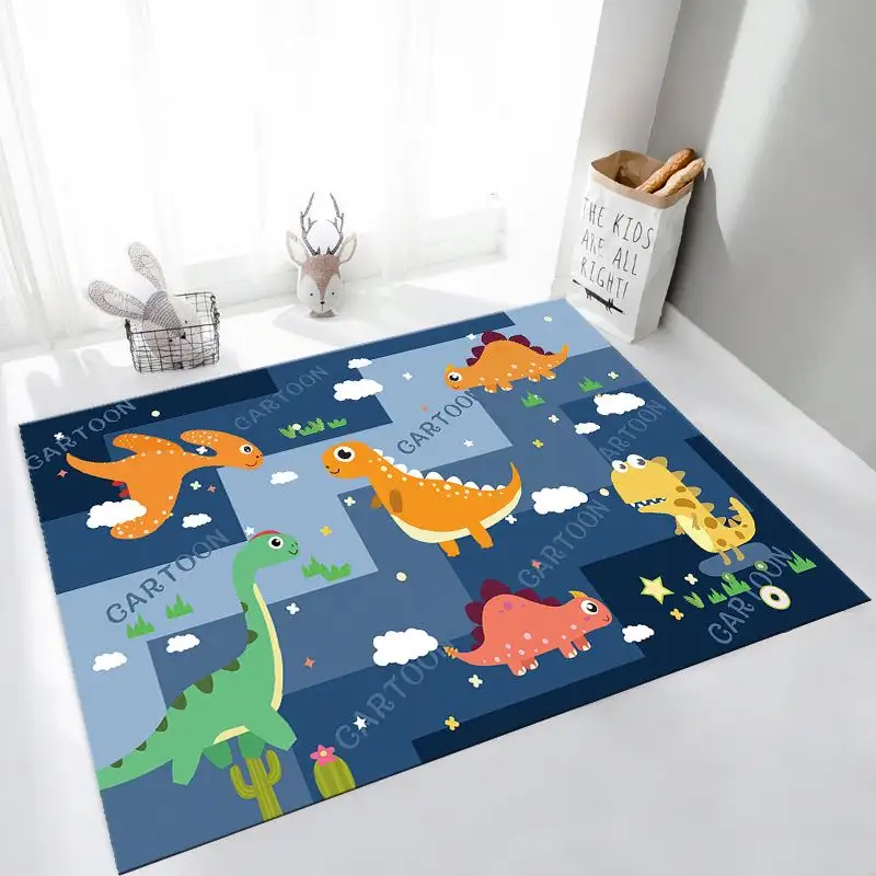 עמיד מודרני צבעוני עיצוב Cartoon עיצוב ילדים שימוש חדש דגם מודרני 3d מודפס שטיח שטיח לסלון בית דקורטיבי