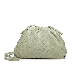 Borsa a tracolla da <span class=keywords><strong>donna</strong></span> di tendenza, nuova collezione, modello nuvola intrecciata, piccola <span class=keywords><strong>pochette</strong></span> alla moda - Product Image 5