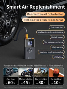 Новый 2000amp 3000a 4000a 5000amp 150psi Перемычка Портативный Power Bank 12v батарейный блок бустер компрессор воздушный насос автомобильный стартер - Product Image 3