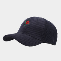 Casquette de baseball Bightsun tendance en velours côtelé multicolore brodée de roses, élégante, personnalisable, pour le quotidien et le streetwear